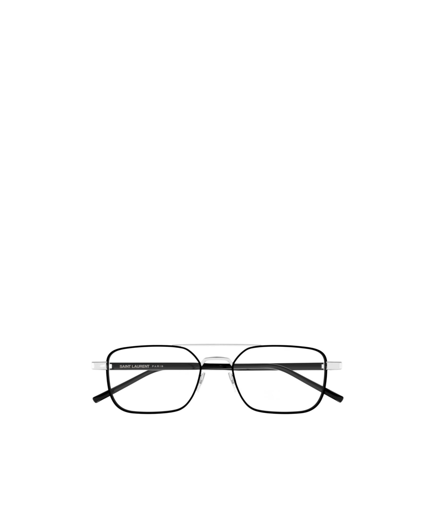 Saint Laurent Pilot-frame Glasses In Black