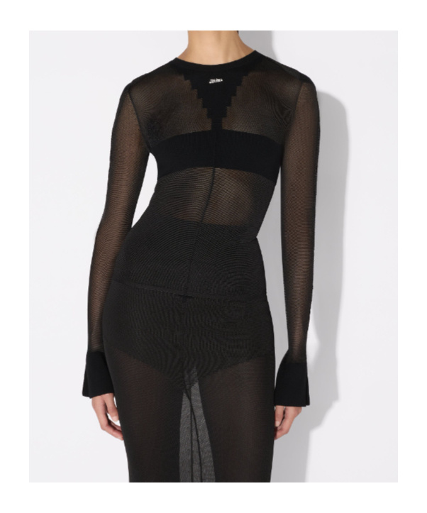 JEAN PAUL GAULTIER JEAN PAUL GAULTIER THE LOGO KNITTED JUMPER 