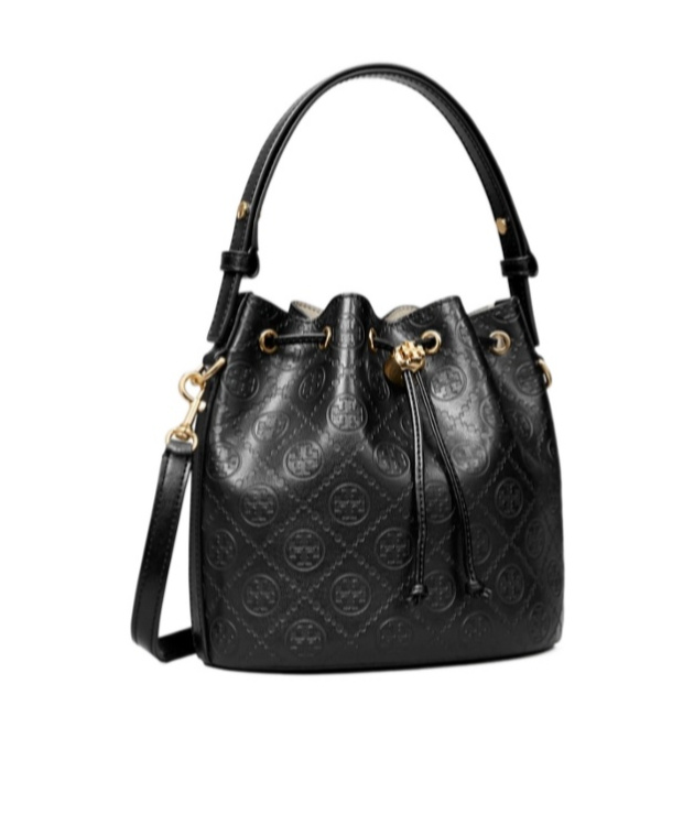 TORY BURCH TORY BURCH T MONOGRAM BUCKET BAG 