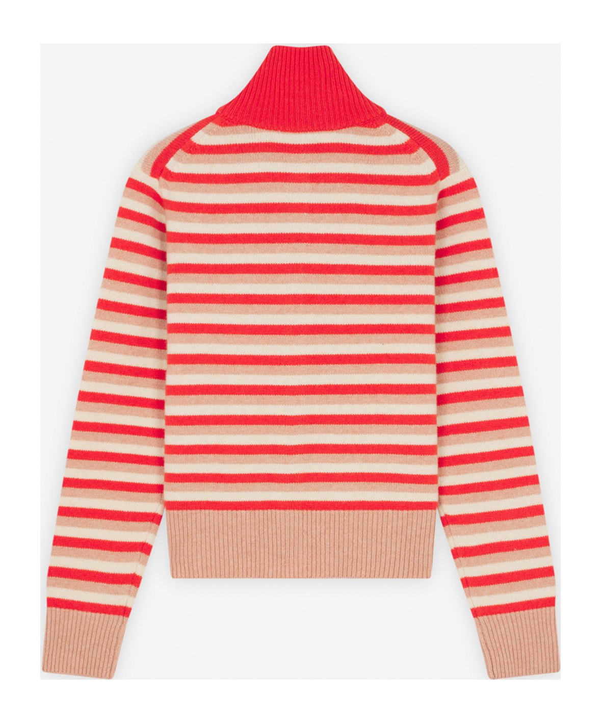 MAISON KITSUNÉ HIGH-NECKED LONG-SLEEVED CARDIGAN