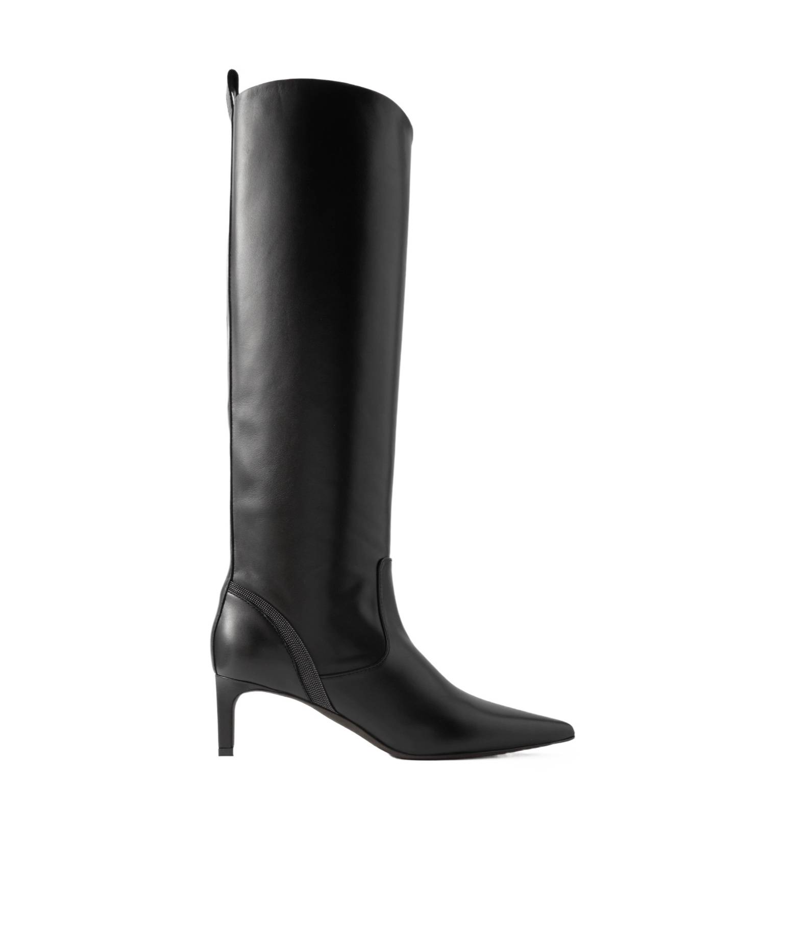 Brunello Cucinelli Pointed-toe Boots In Black