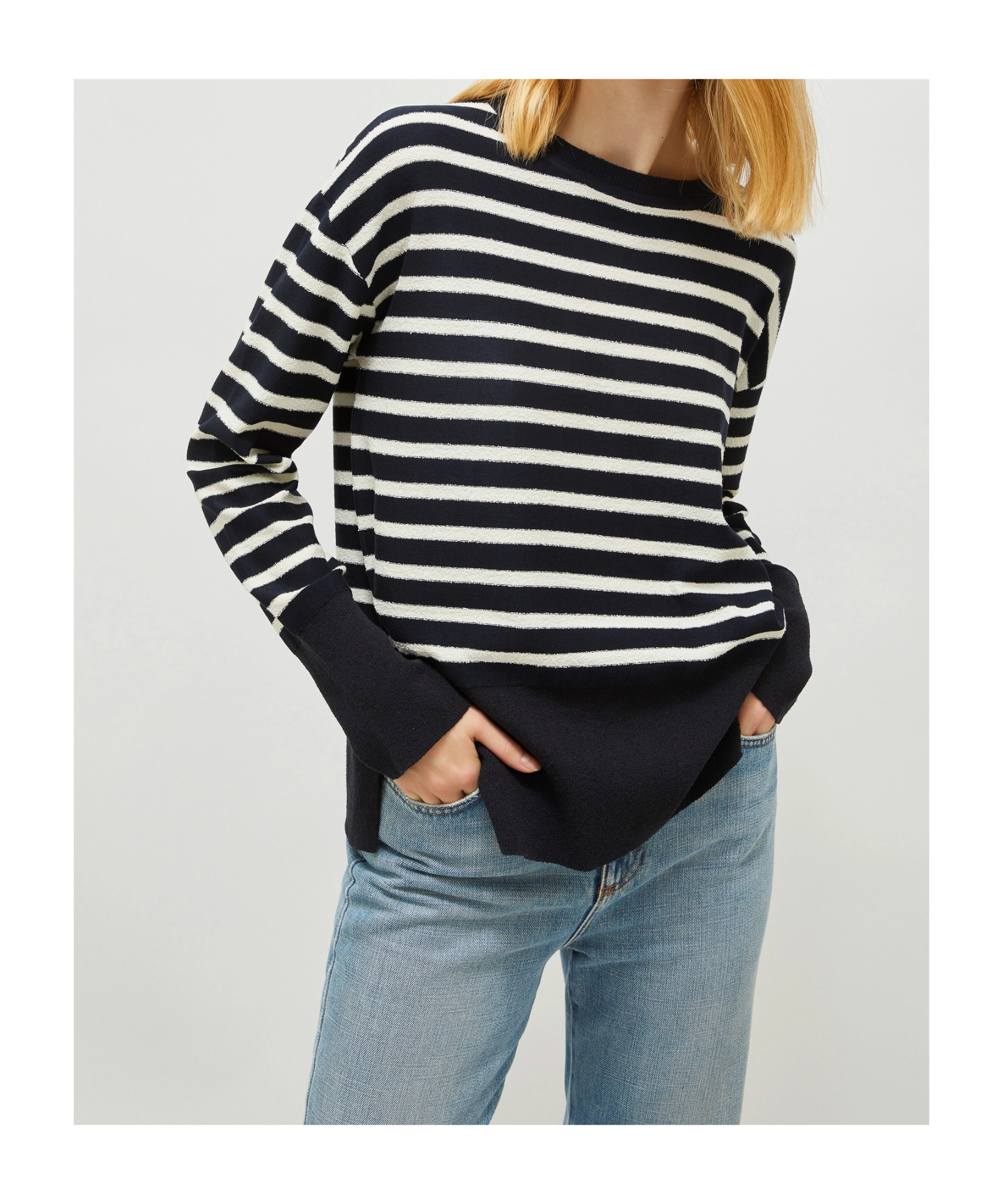 MARELLA STRIPED SWEATER