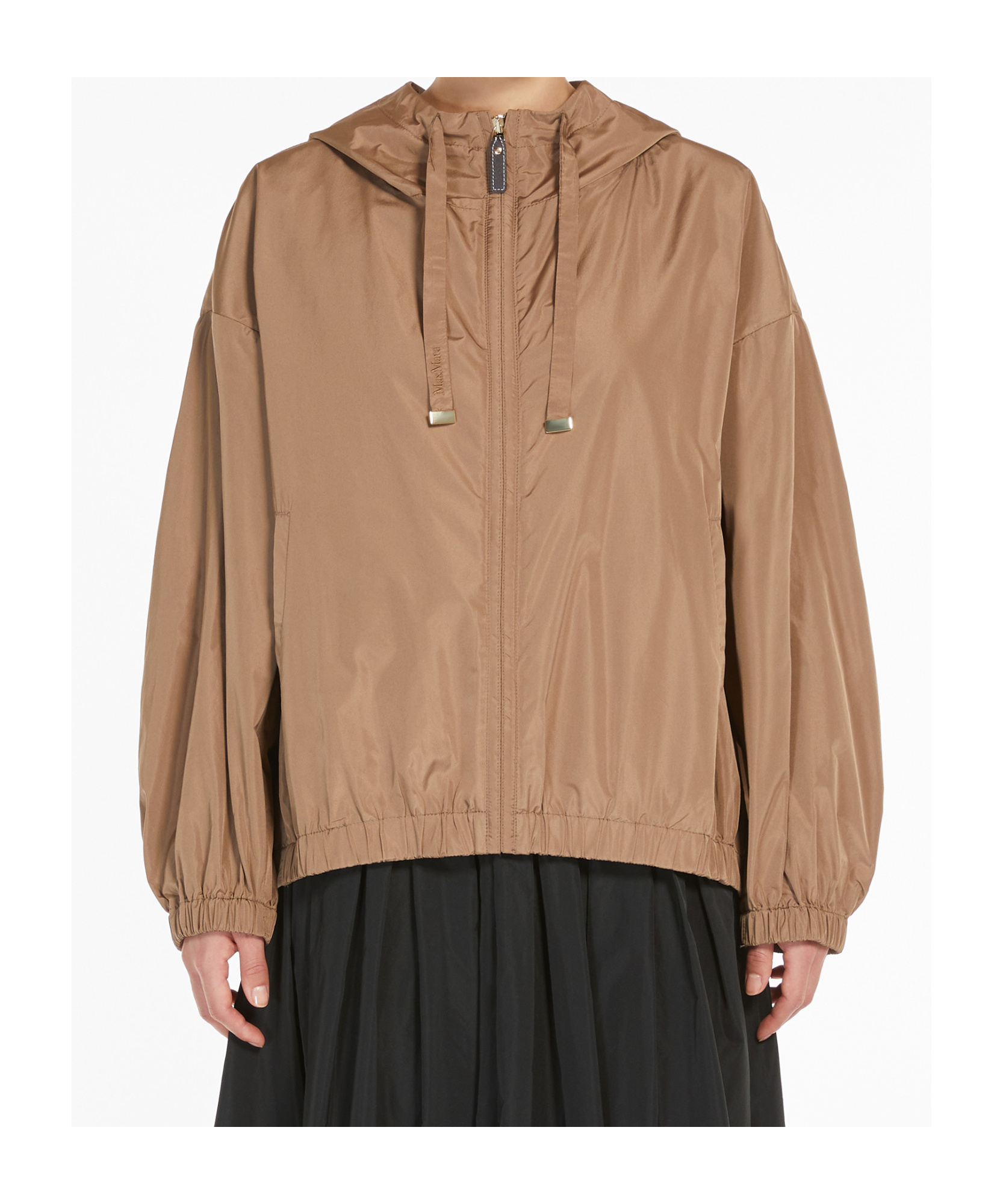 Max Mara Long-sleeved Casual Jacket In Brown