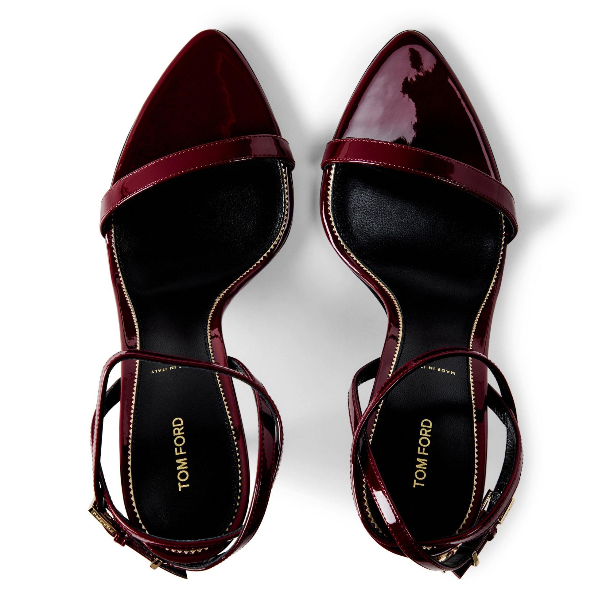 Tom Ford Padlock Heels In Black