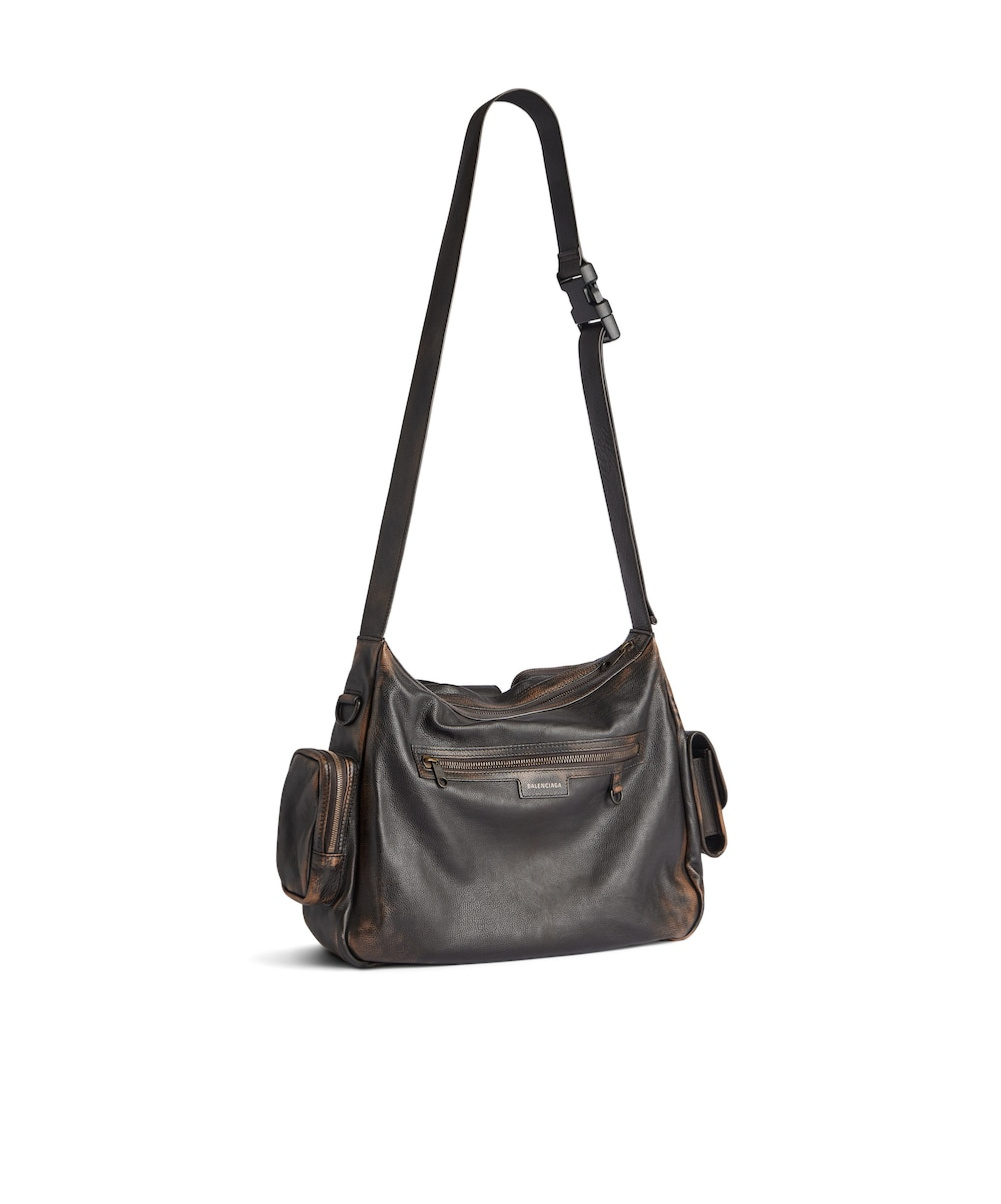 Balenciaga Superbusy Messenger Bag In Brown