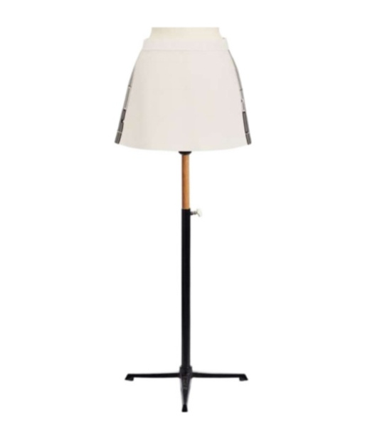Dior Elastic Waist Skirt In White
