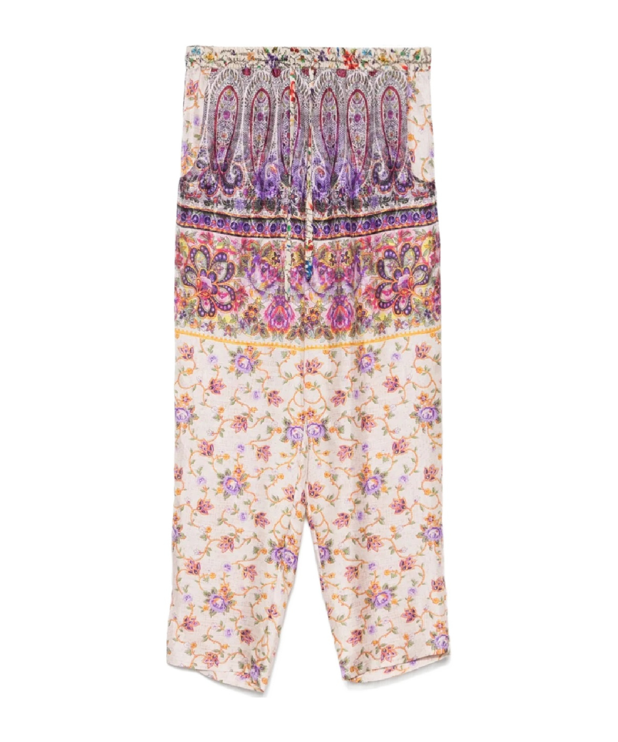 Pierre-louis Mascia Relaxed-fit Floral And Paisley Print Trousers In Pink
