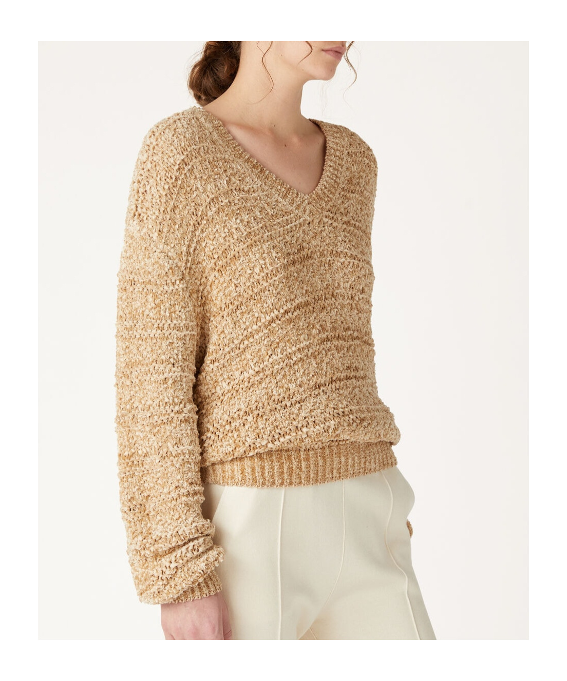 LORO PIANA V-NECK SWEATER 