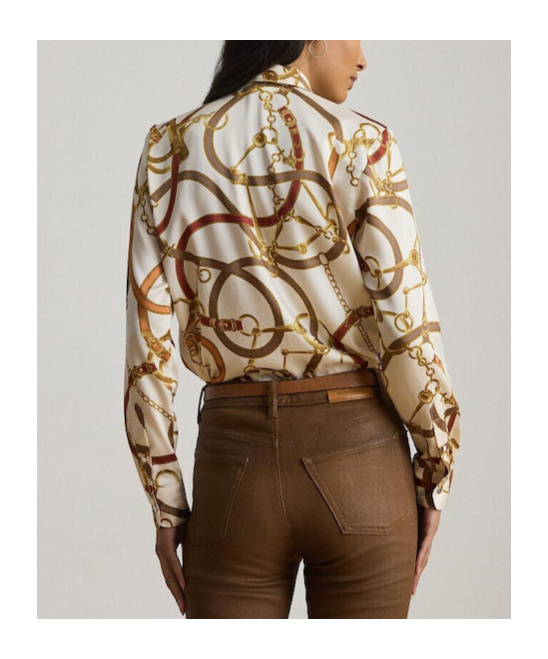 Ralph Lauren Chain-print Shirt In Multi