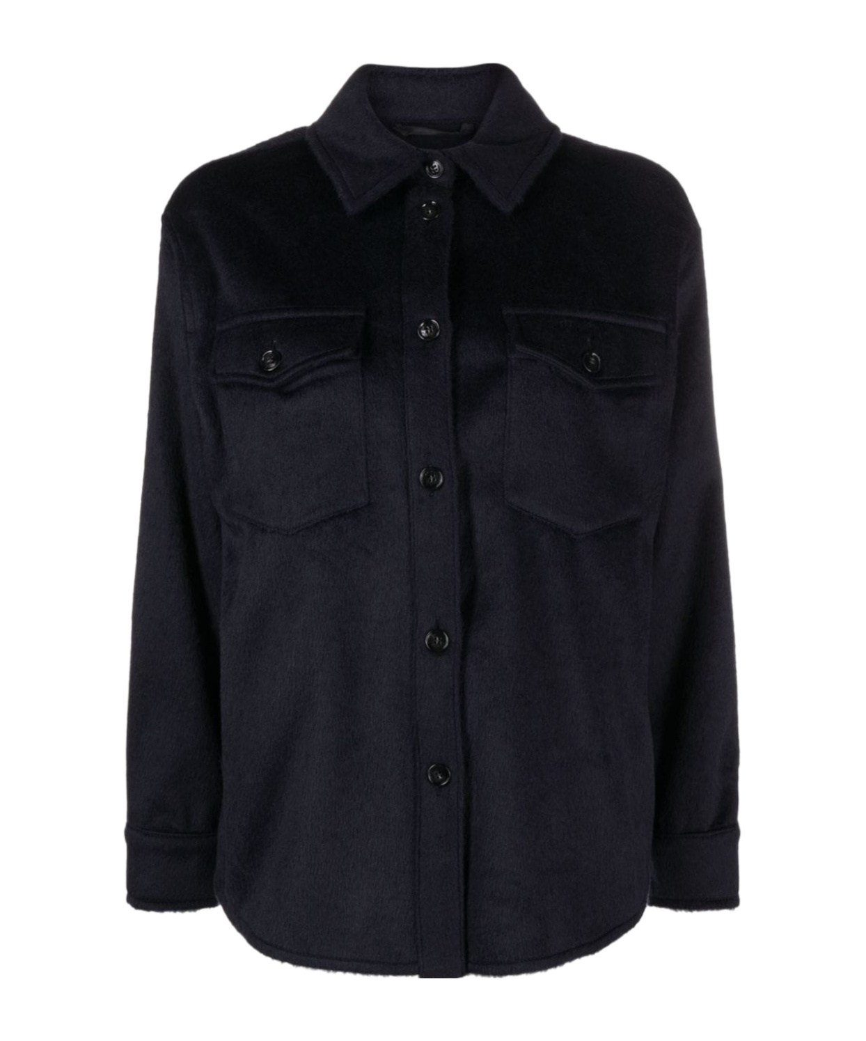 Woolrich Brushed-effect Button-down Overshirt