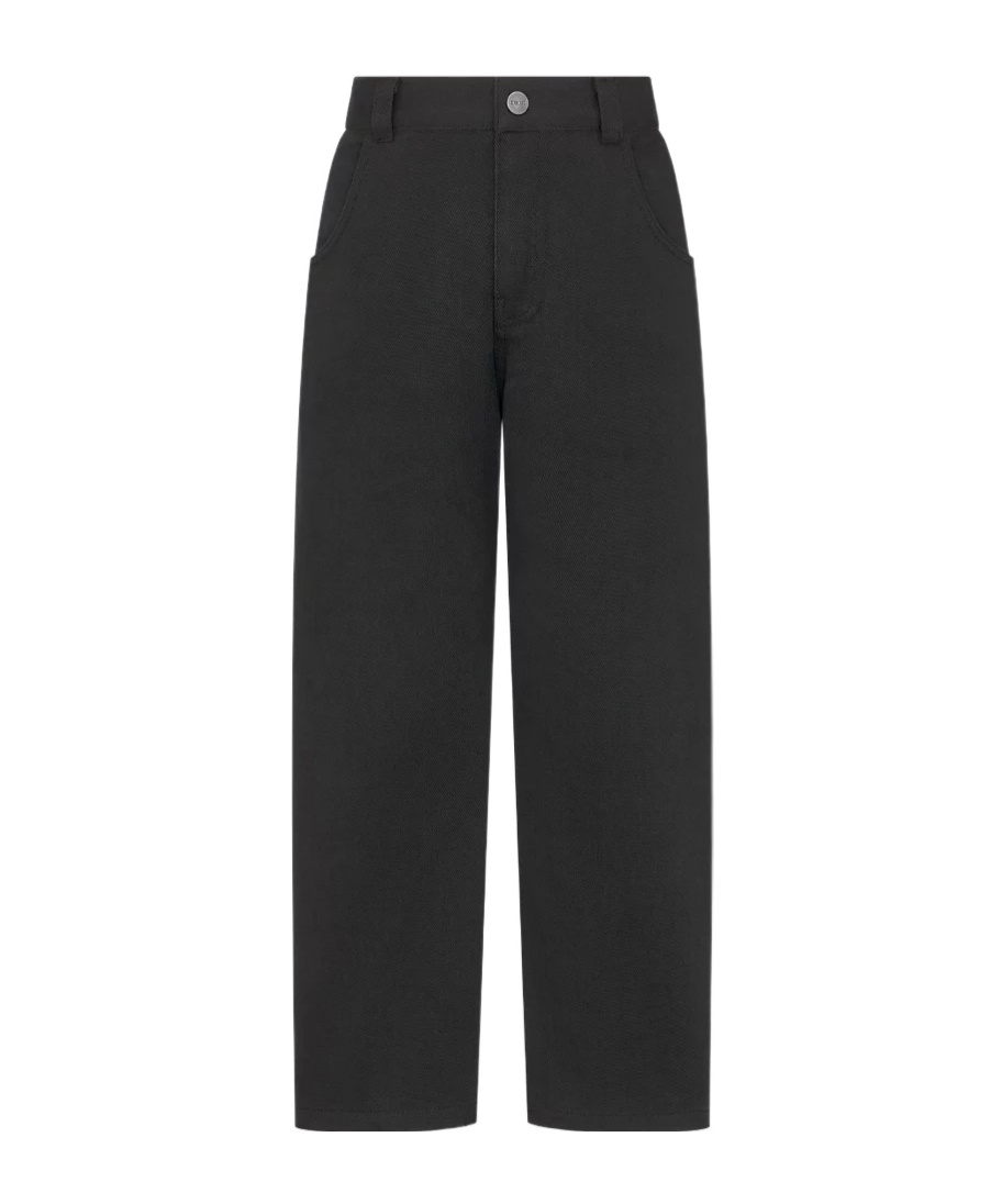 Dior Belt Loop Trousers In Black