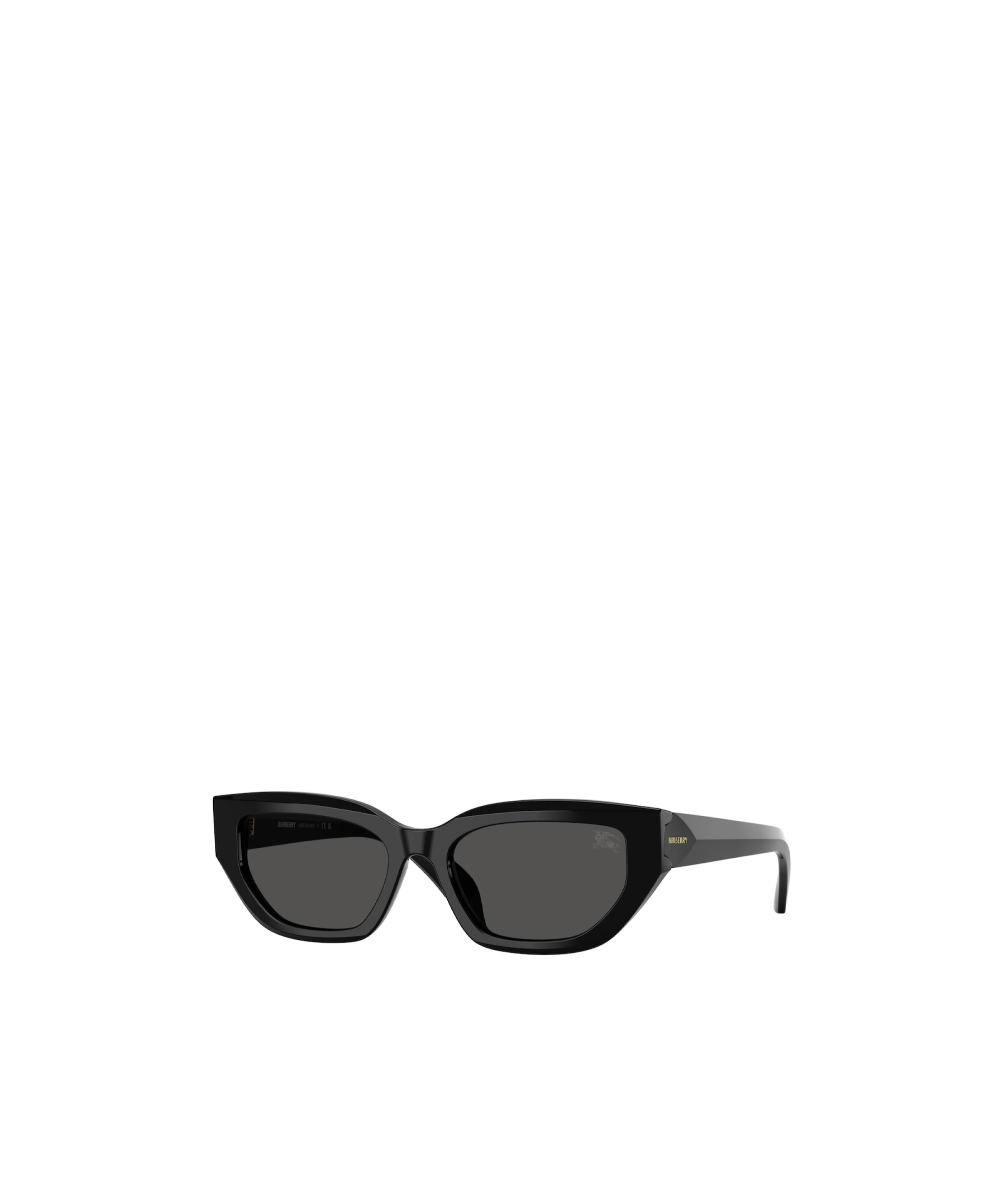 Burberry Geometric Frame Sunglasses In Black