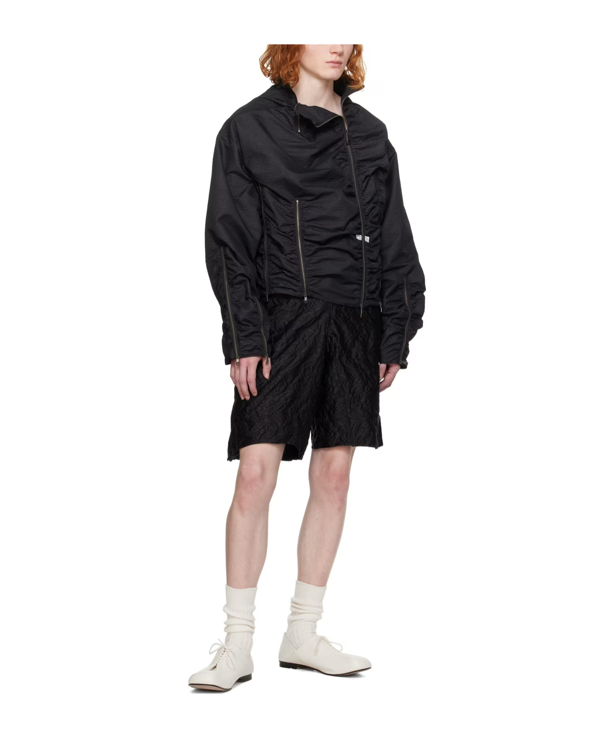 Ader Error Aploe Zipper Jacket In Black