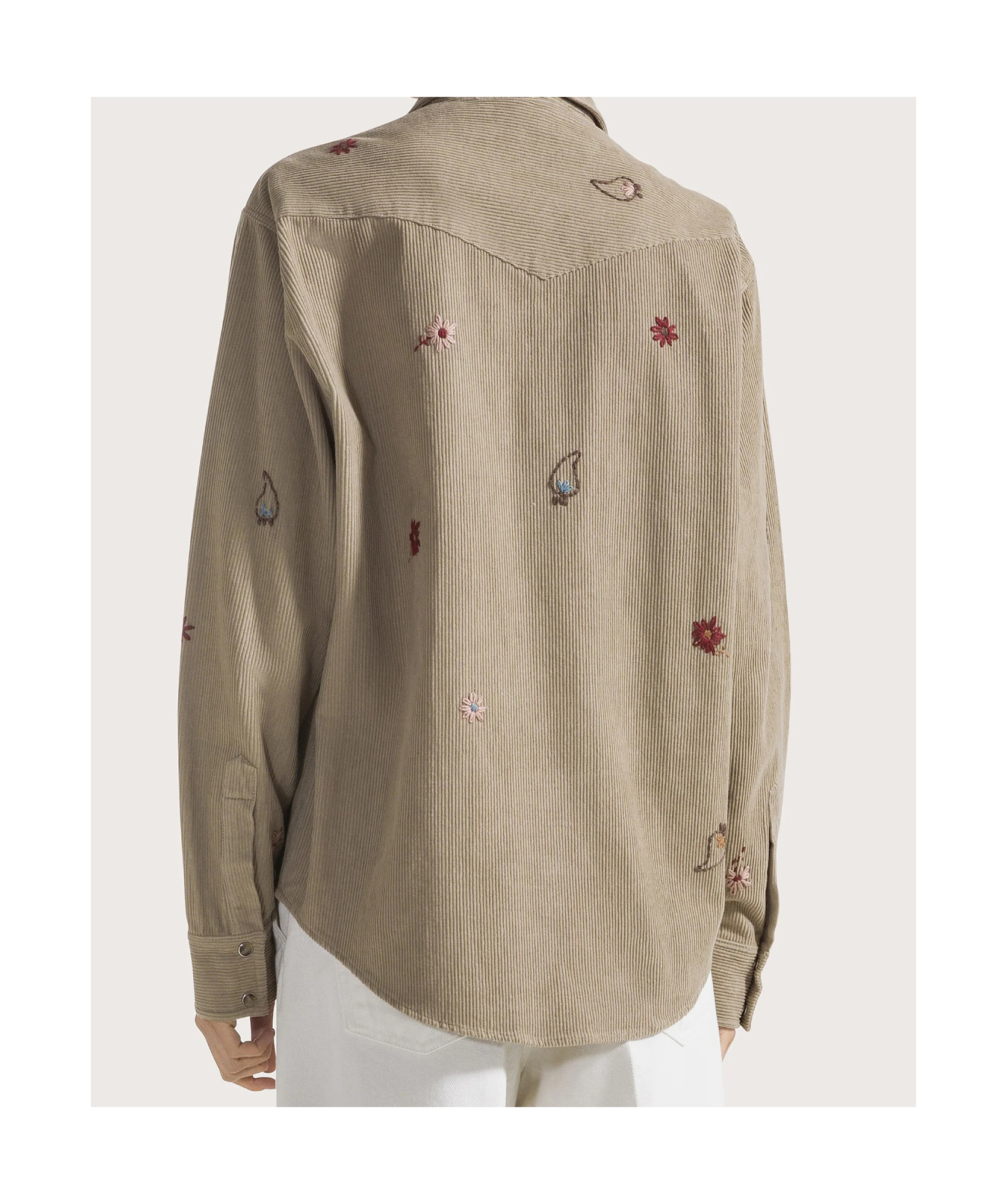 Seventy Embroidered Shirt Clothing In Brown