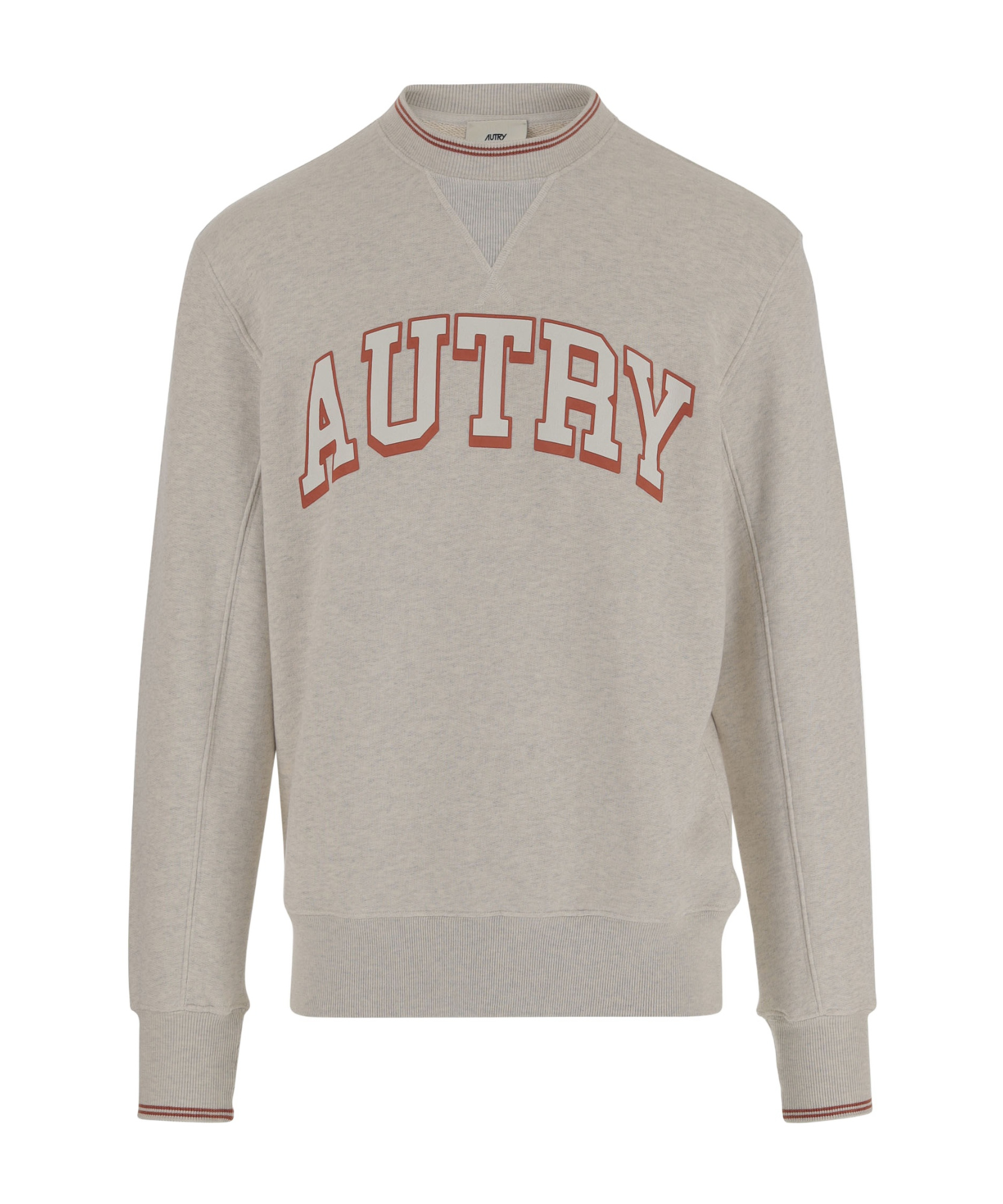 Autry Round-neck Sweater In Gray
