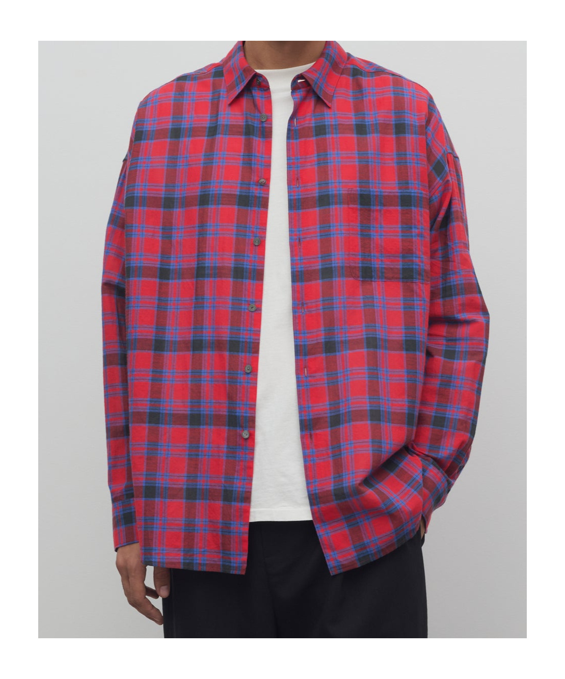 The Row Long-sleeved Shirt In Red