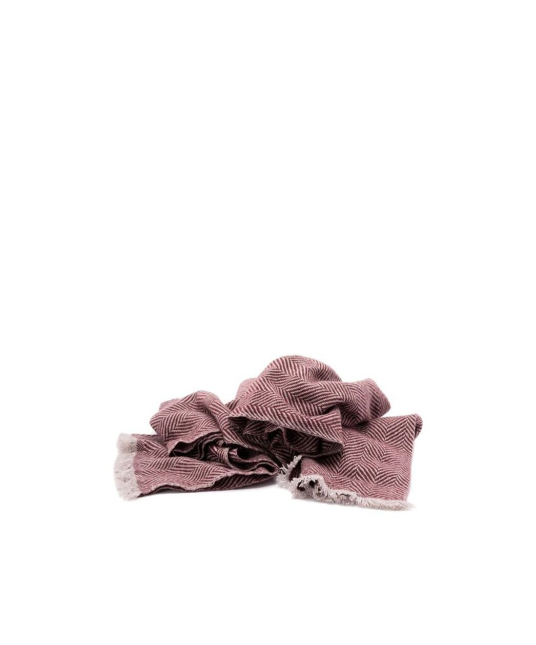 Brunello Cucinelli Men Cashmere Chevron Scarf In Pink
