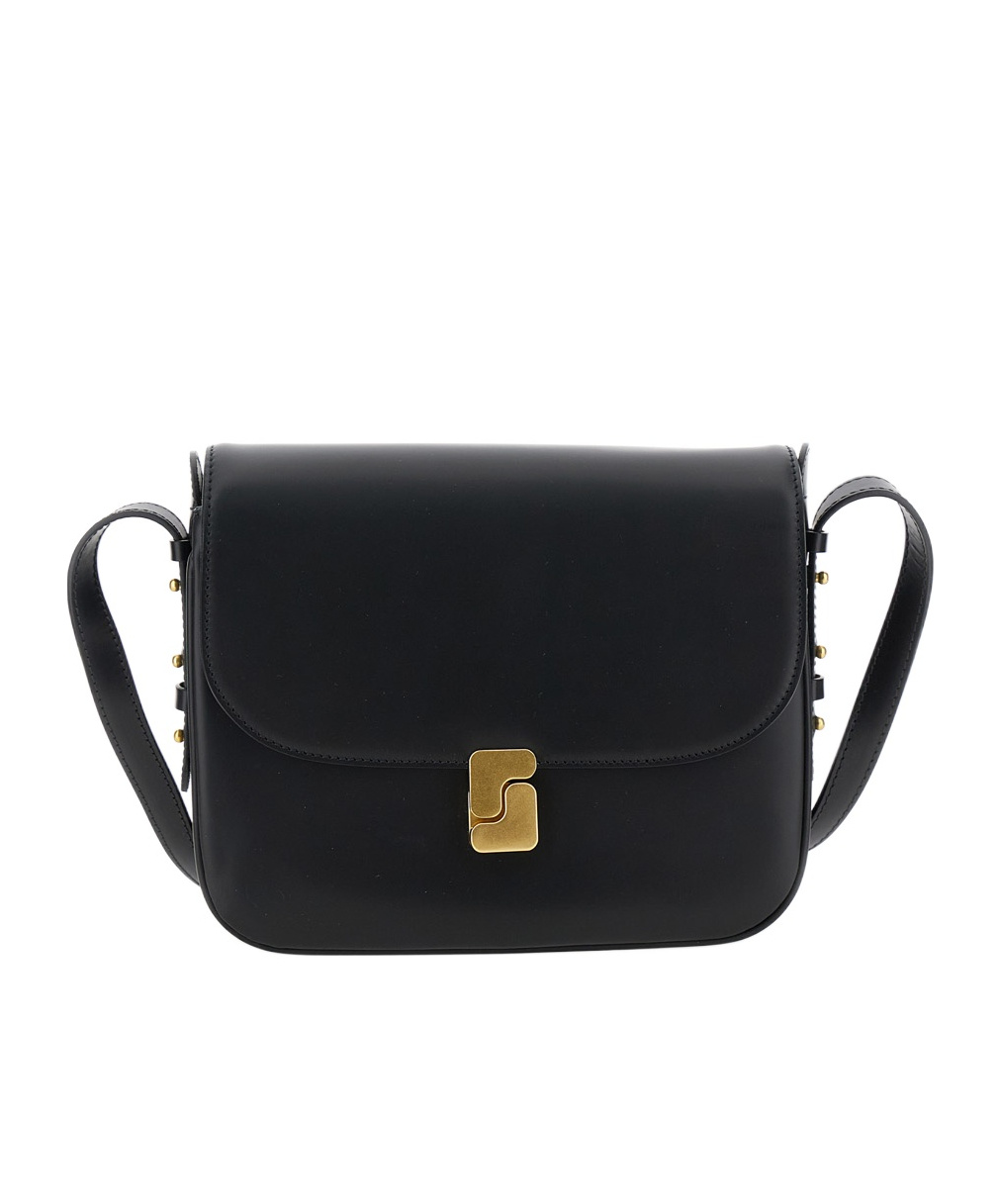 Soeur Magnetic-snap Shoulder Bag In Black