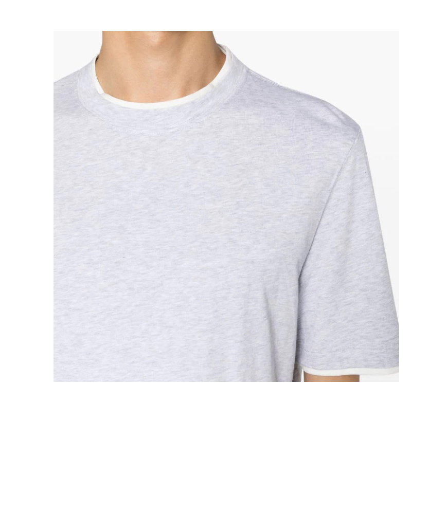 Brunello Cucinelli Item O-neck Short-sleeved T-shirt In White