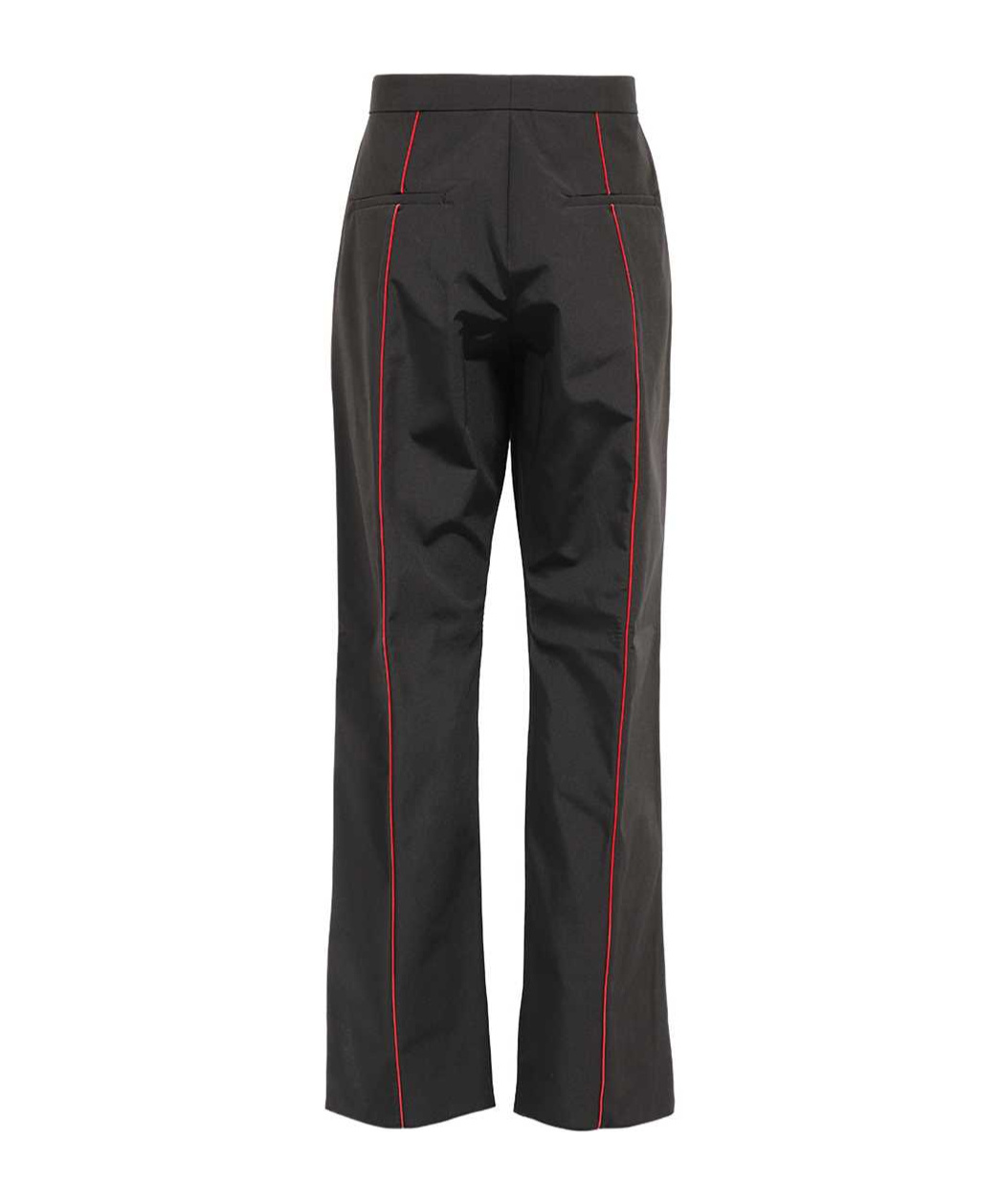 Ferragamo Black Polyester Blend Pant In Black