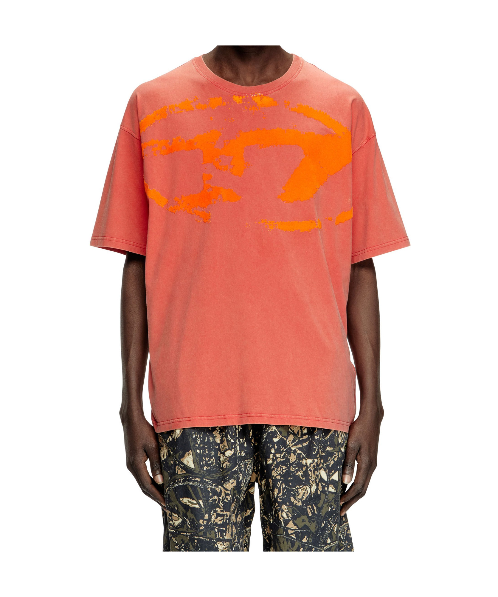 Diesel Short-sleeved T-shirt In Pink