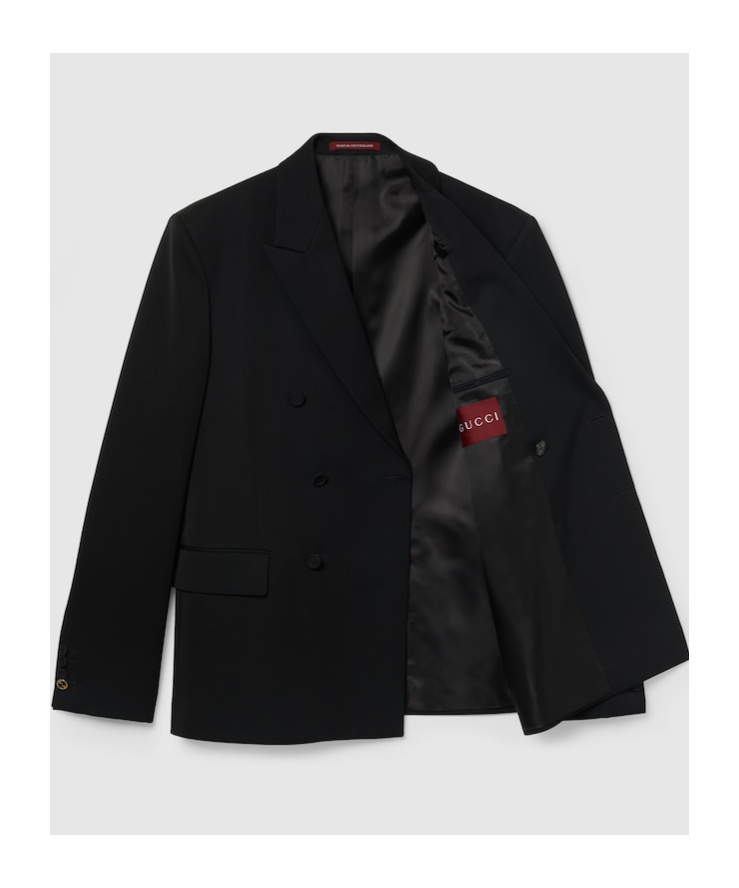 Gucci Long-sleeved Suit In Black