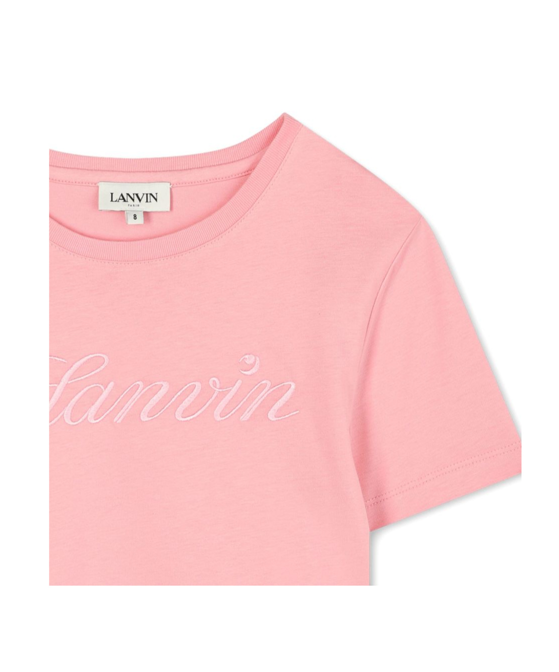 Lanvin Crew Neck T-shirt In Pink