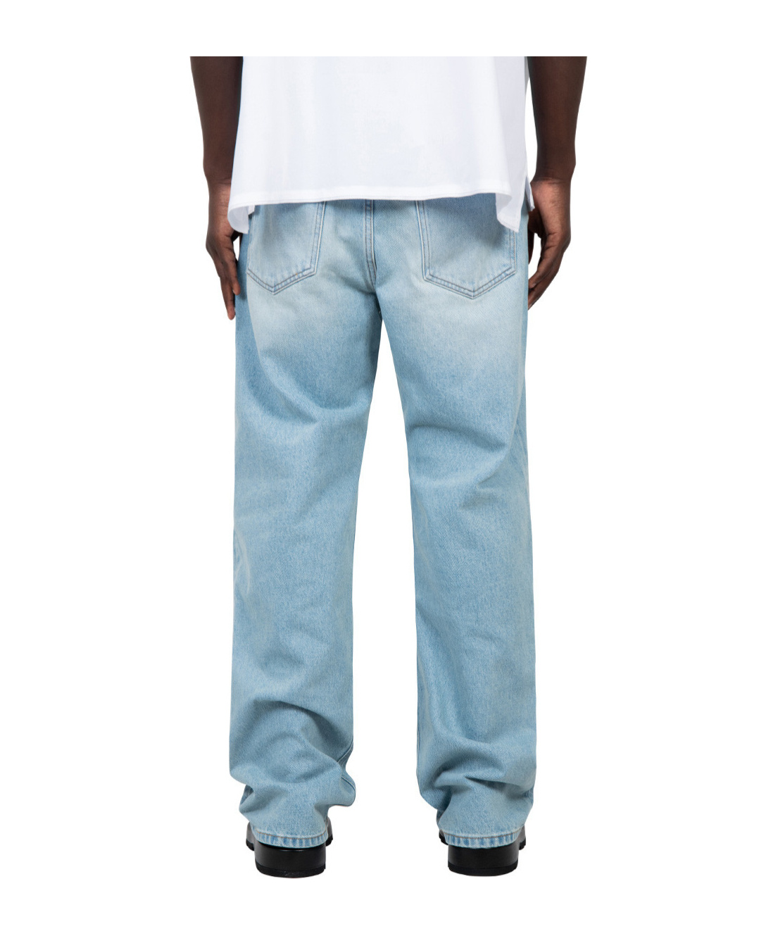 Jacquemus Belt-loop Jeans In Blue