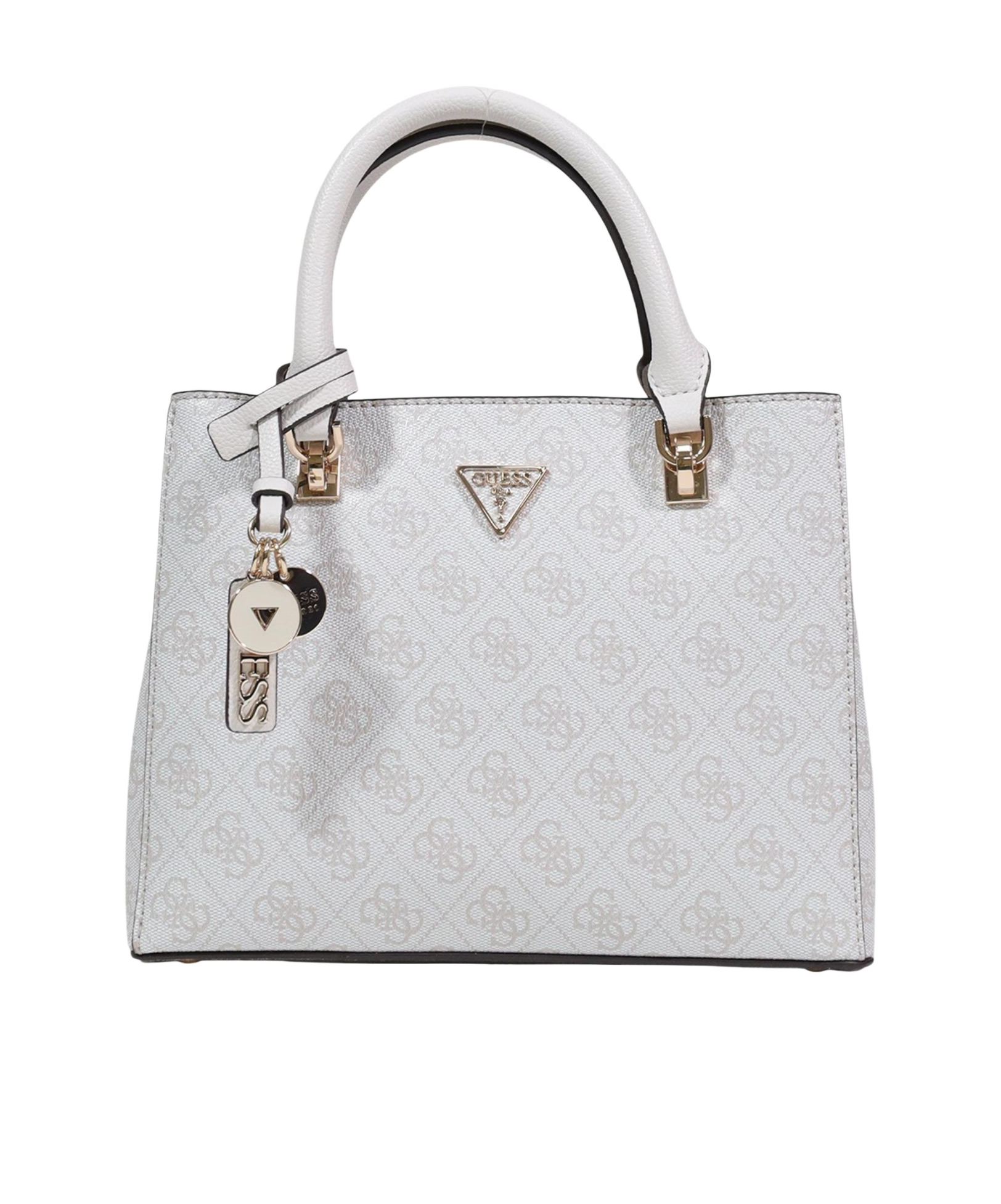 Guess Double-handled Shoulder Bag In White