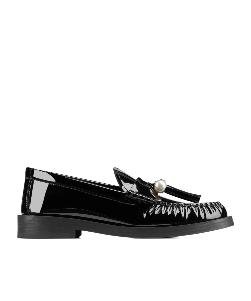 Jimmy Choo Addie Loafers In Black