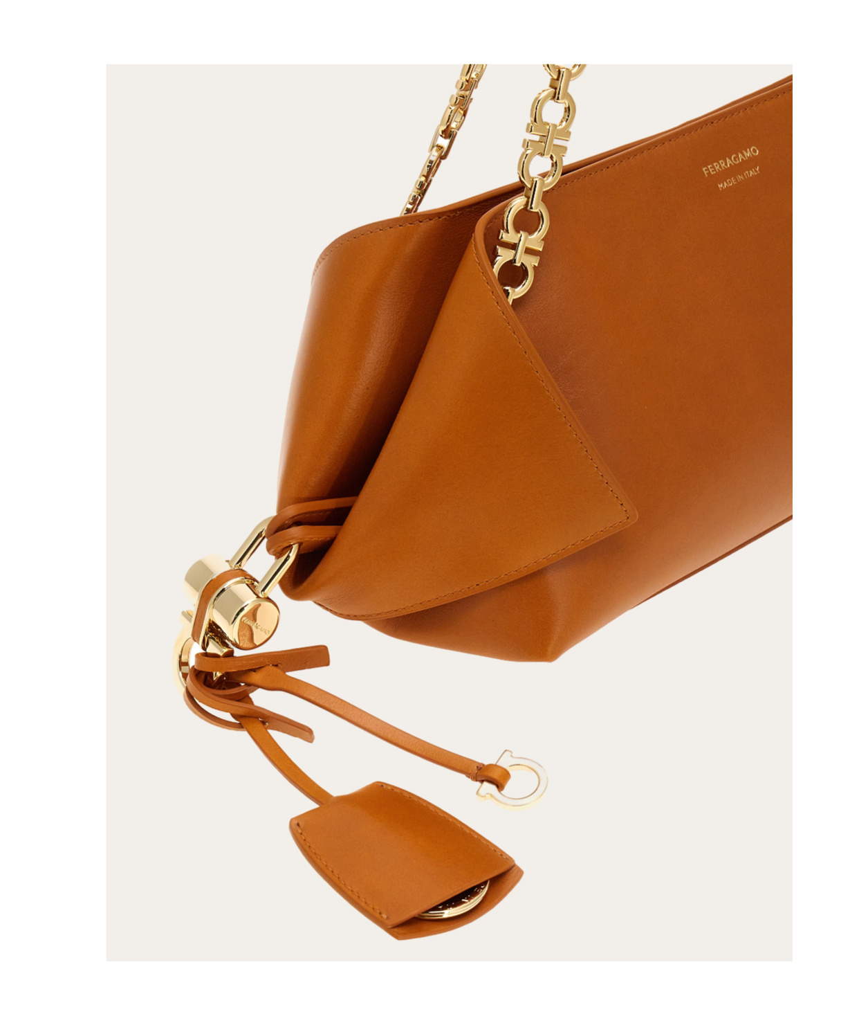 Ferragamo Small Folded Chain-strap Shoulder Bag