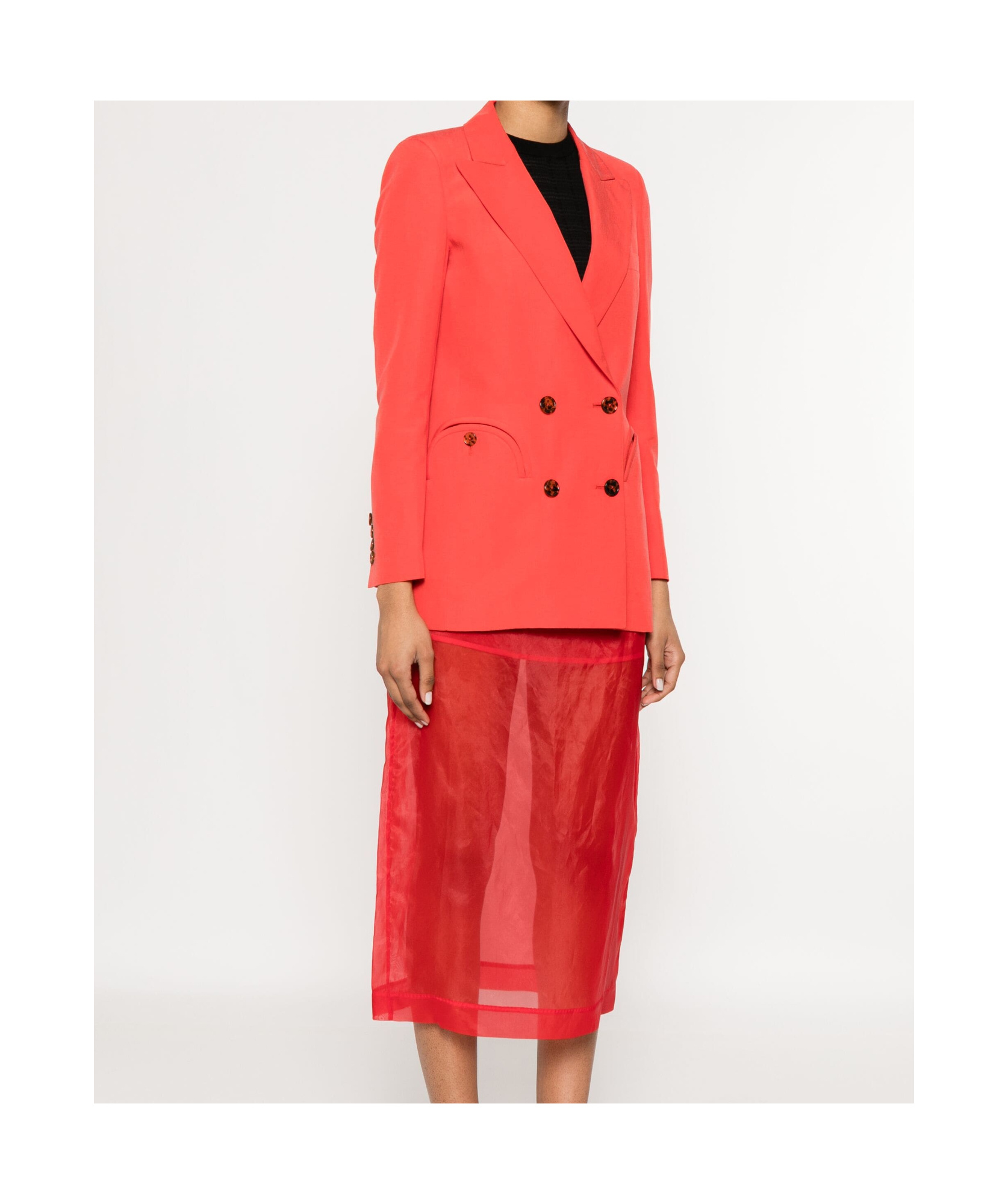 Blazé Milano Flica Blazer In Red