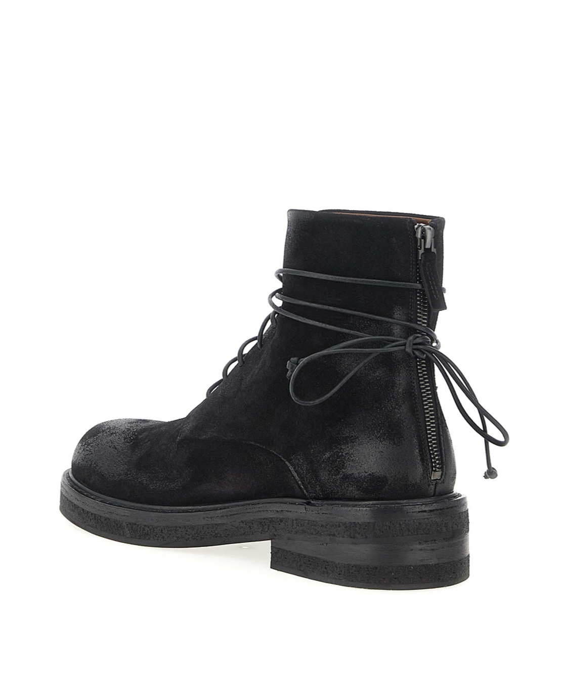Marsèll Wrap Ankle Round Toe Textured Boots