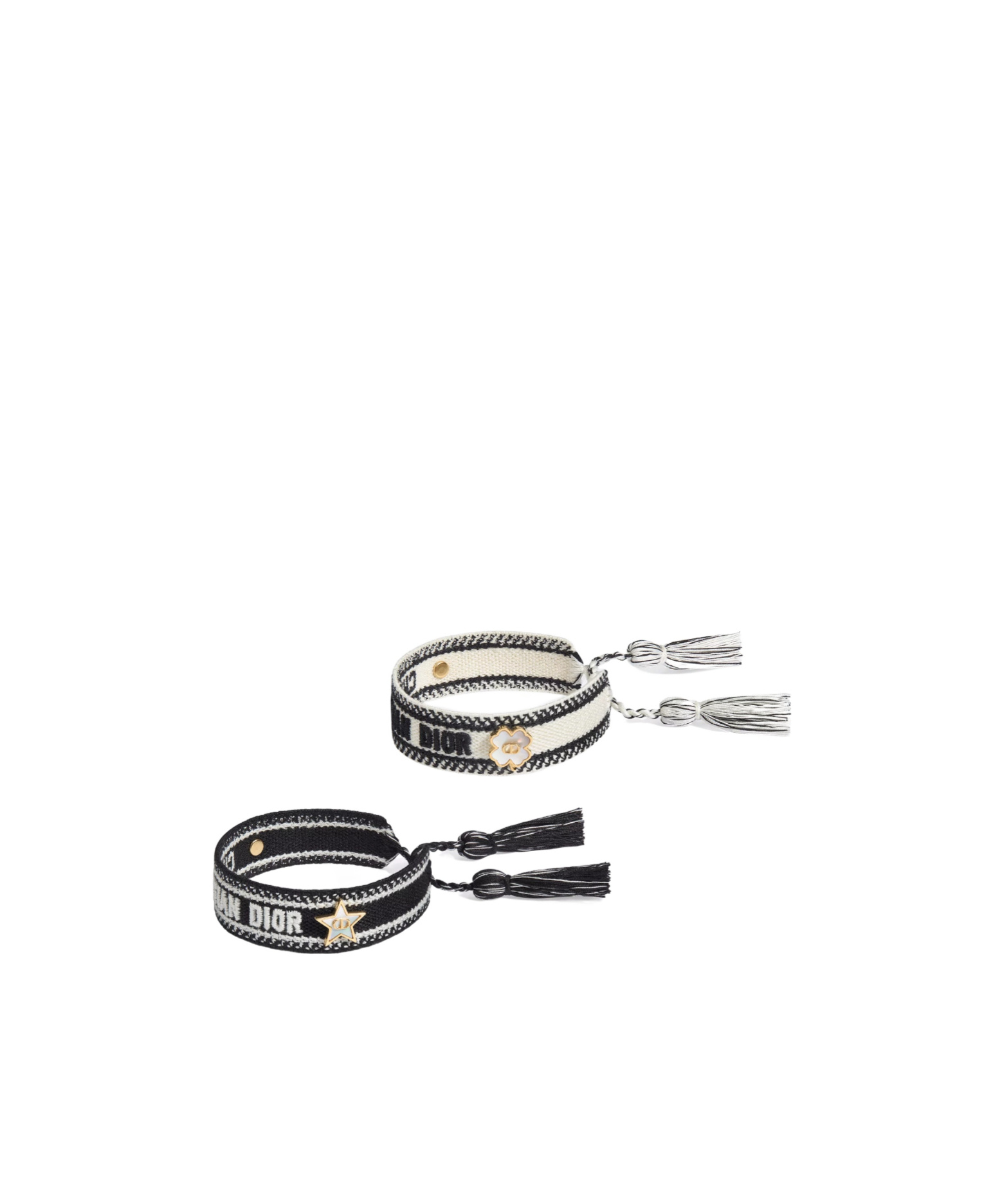 Dior Christian  Bracelet Set In Black