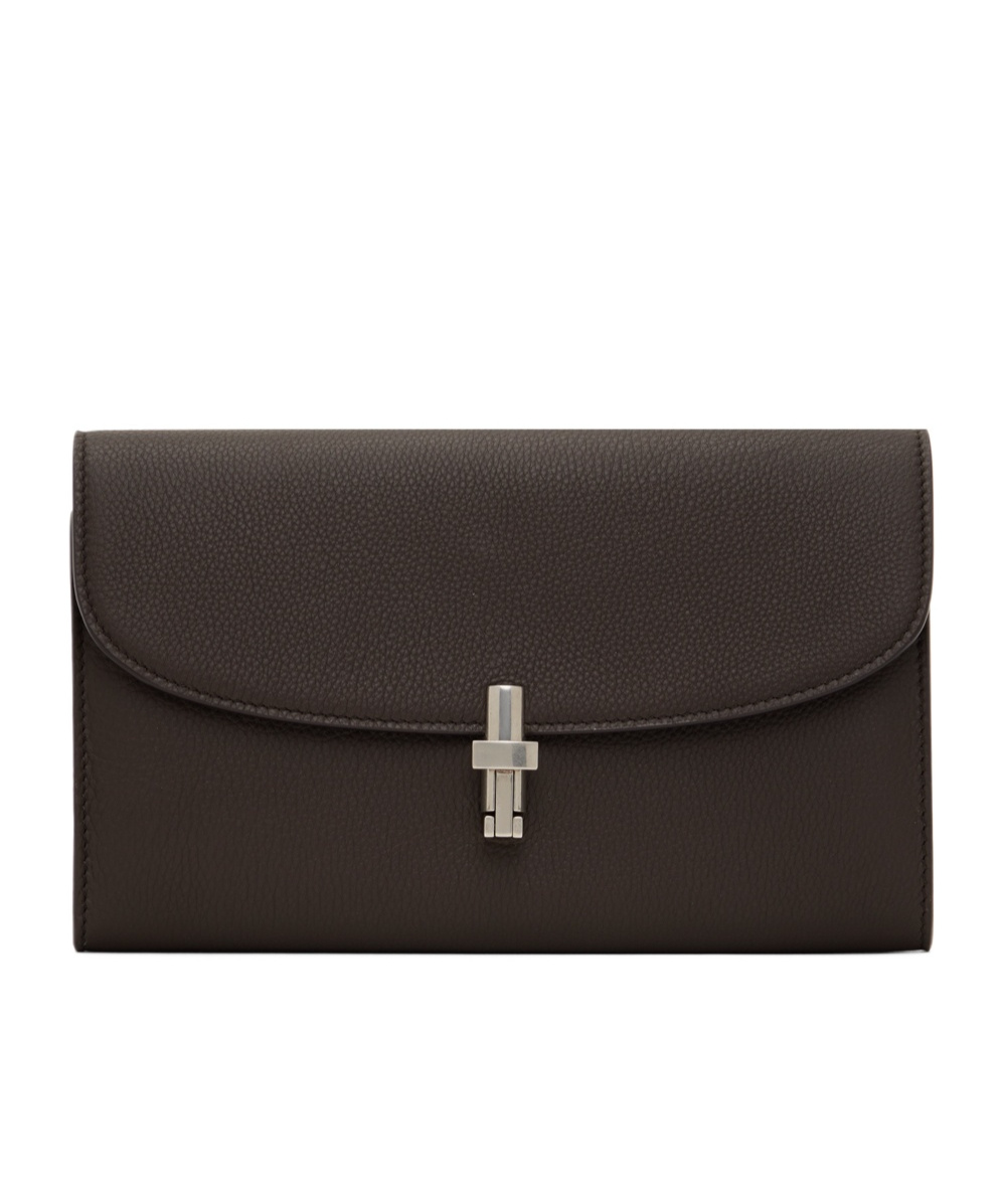 The Row Sofia Flip Clutch In Black