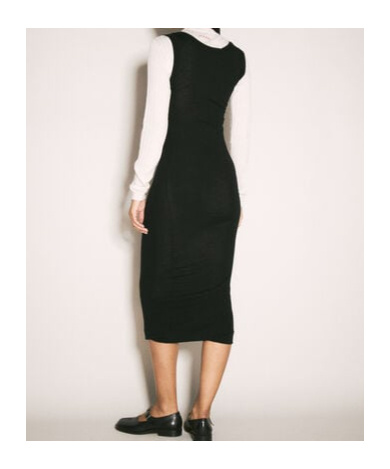 Marni Multi-layered Dress With Crinkled Hem In Black