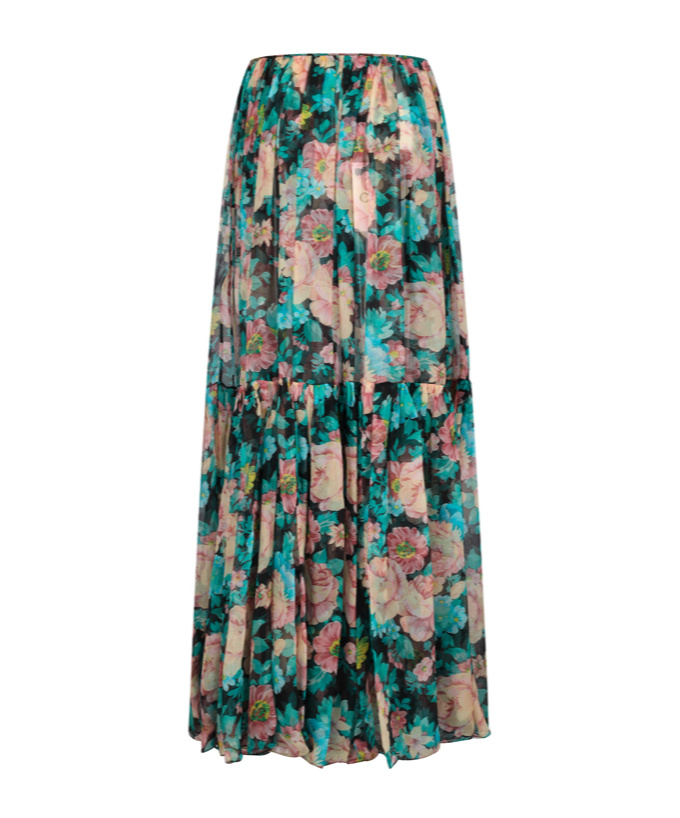 Chloé Gathered Skirt In Multicolor