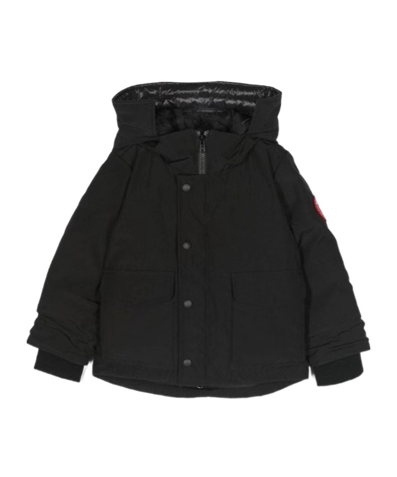 Canada Goose Logan Down Jacket In Black