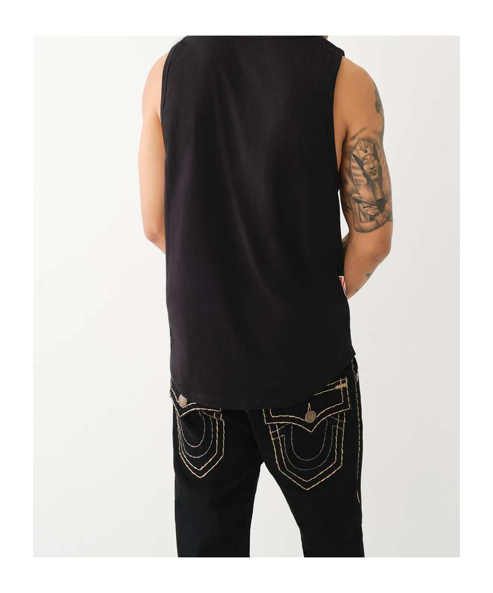 TRUE RELIGION SLEEVELESS VEST
