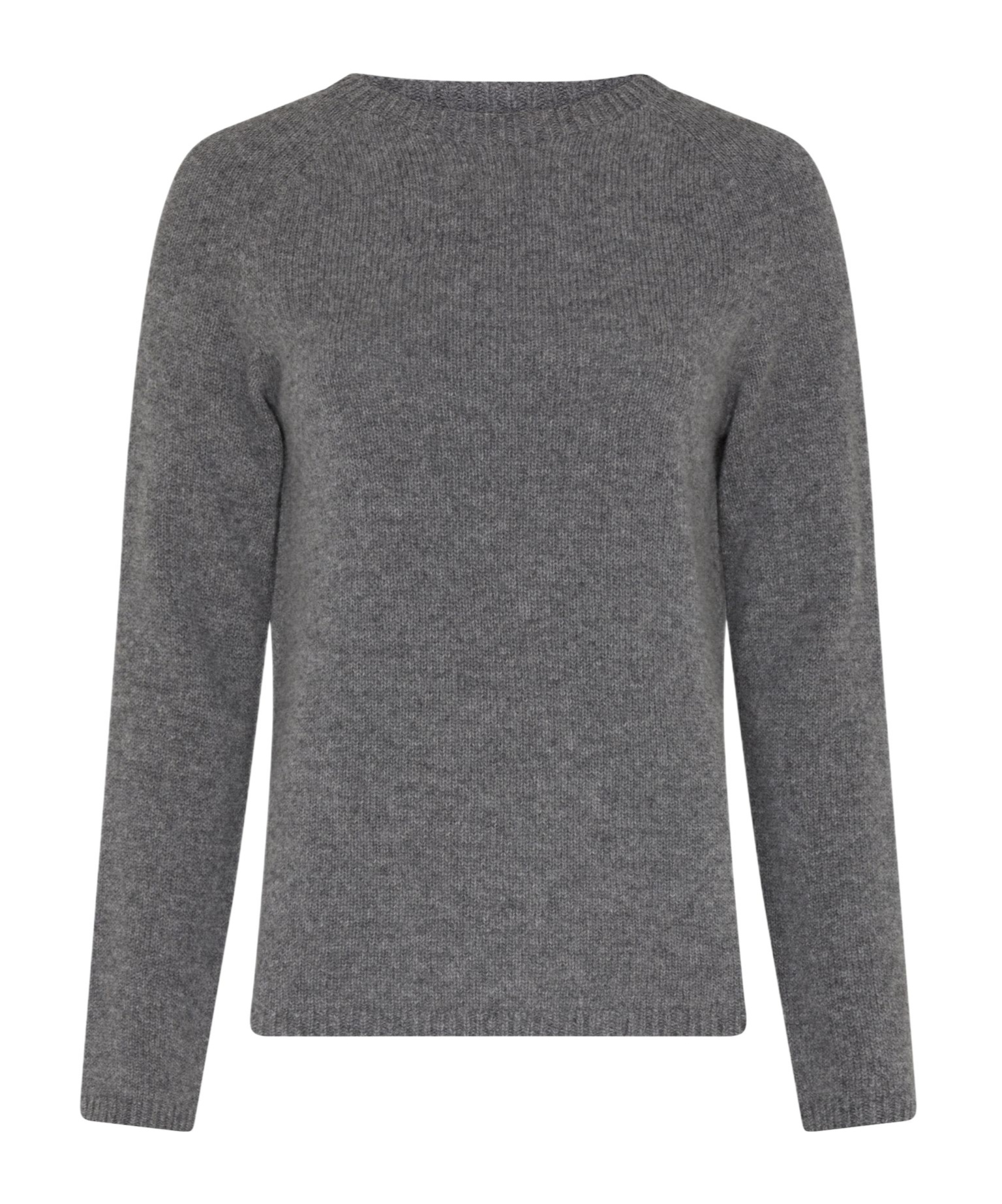 Max Mara Round Neck Sweater In Grey