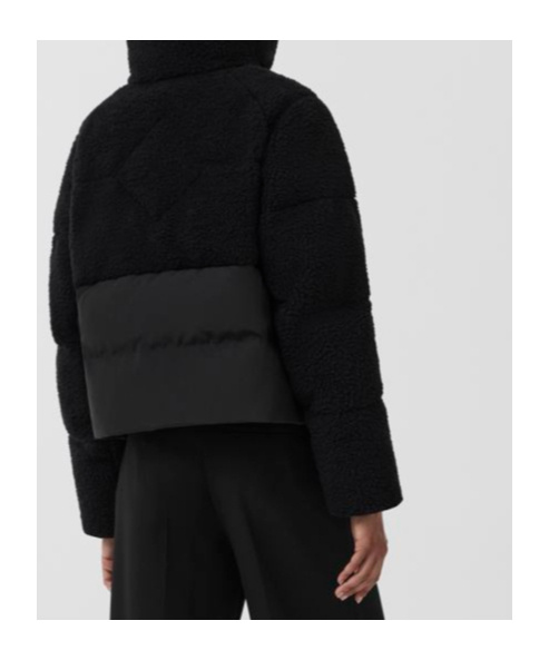 Shop Canada Goose Elora Puffer Jacket In Black