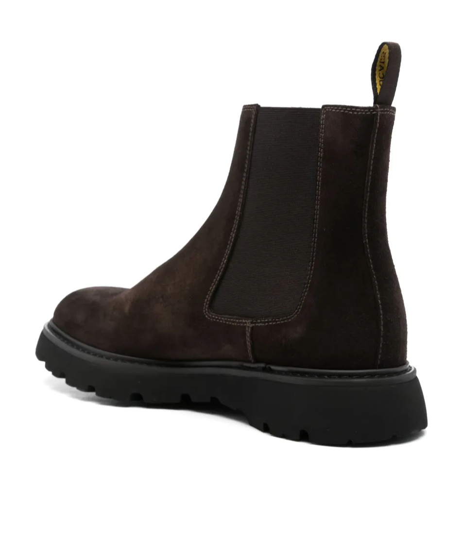 Doucal's Ankle Boots With Smooth Cow Leather In Blue