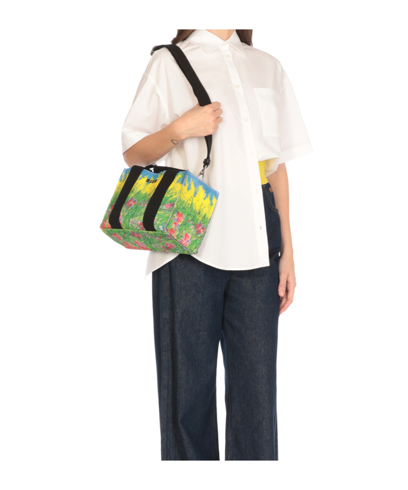 MSGM PRINTED TOTE BAG