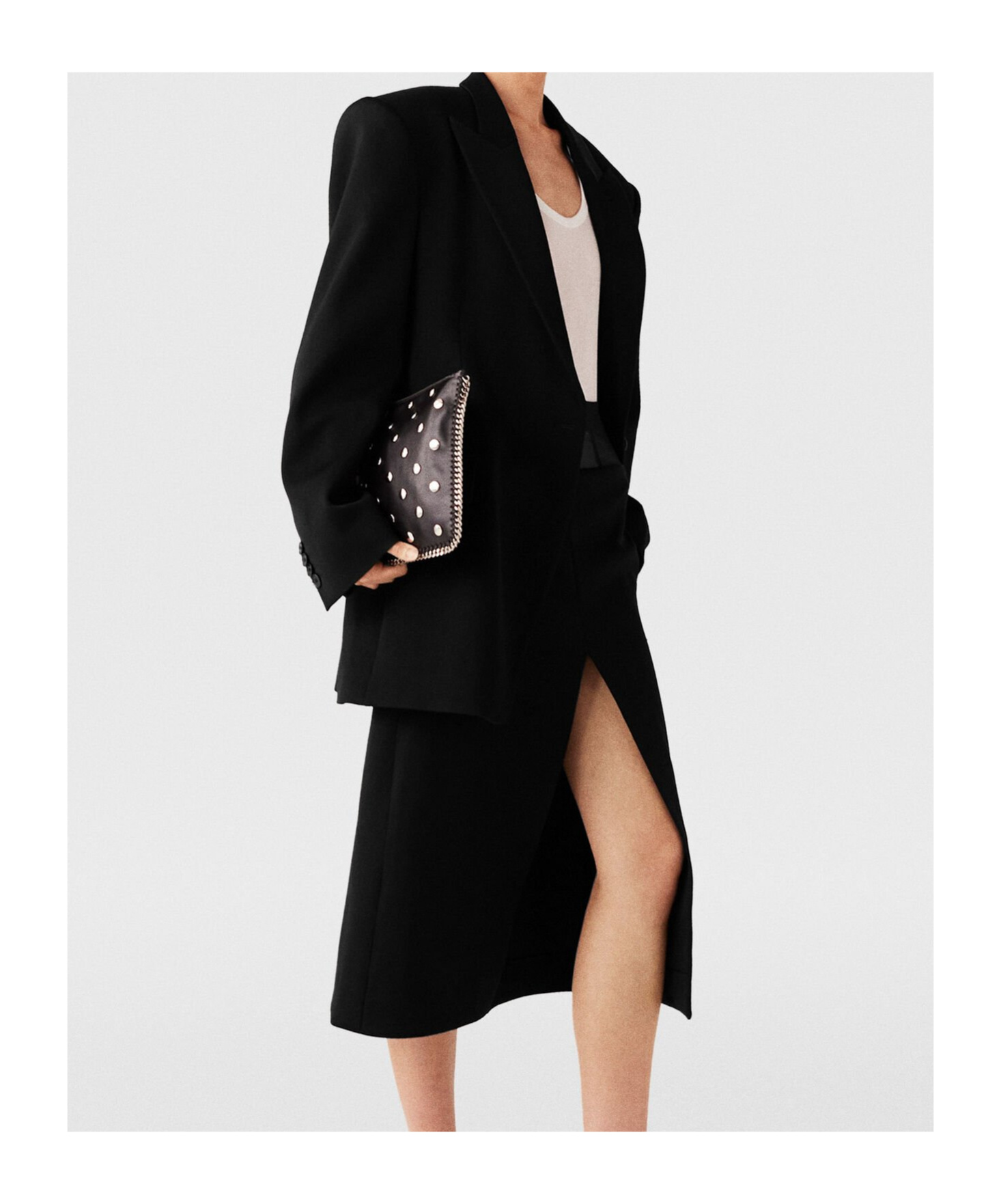 Stella Mccartney Single-breasted Blazer In Black