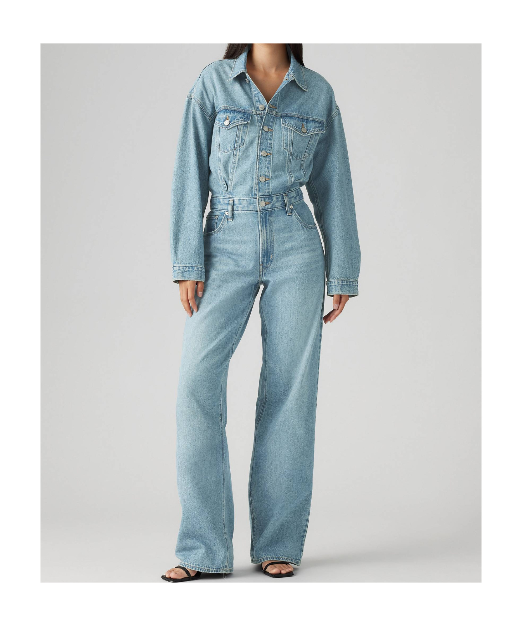 Levi's Baggy Jumpsuit In Blue