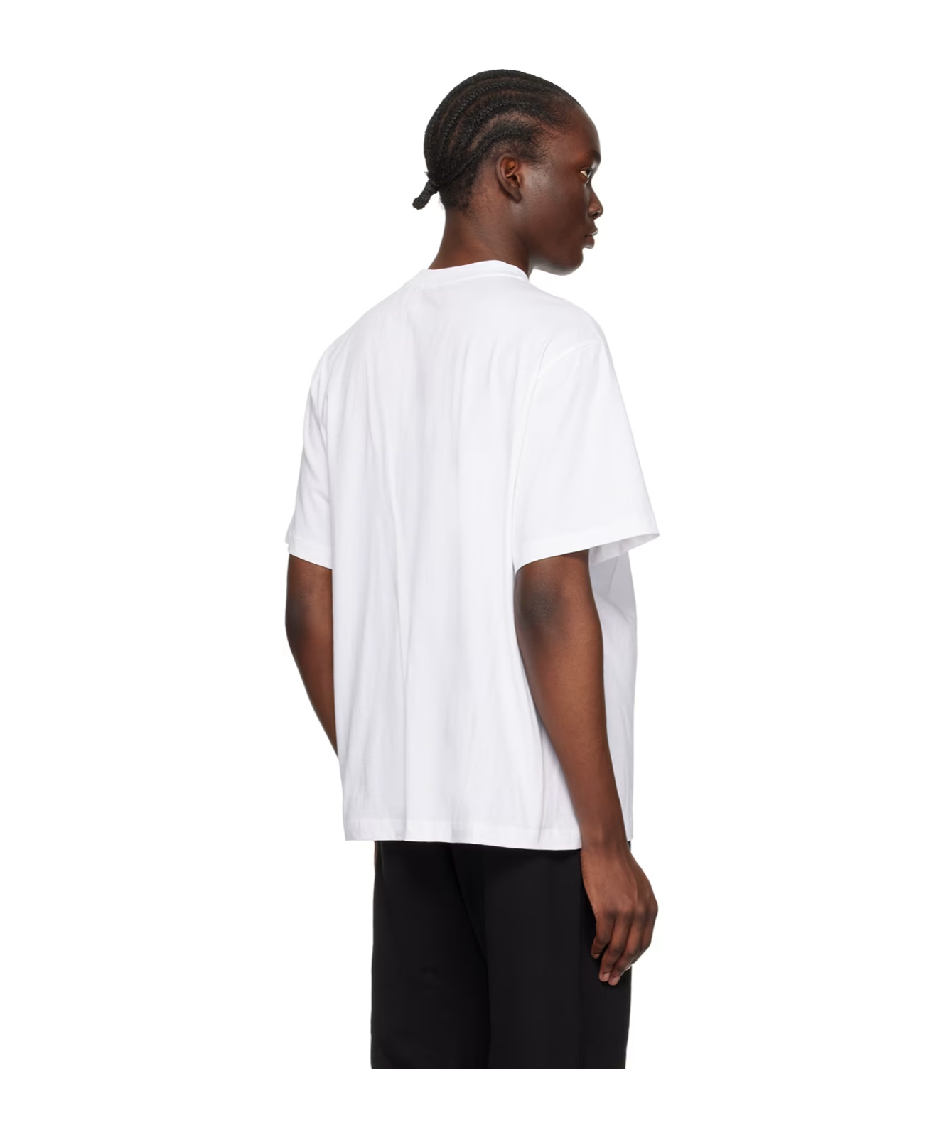 We11 Done Graphic-print Cotton T-shirt In White