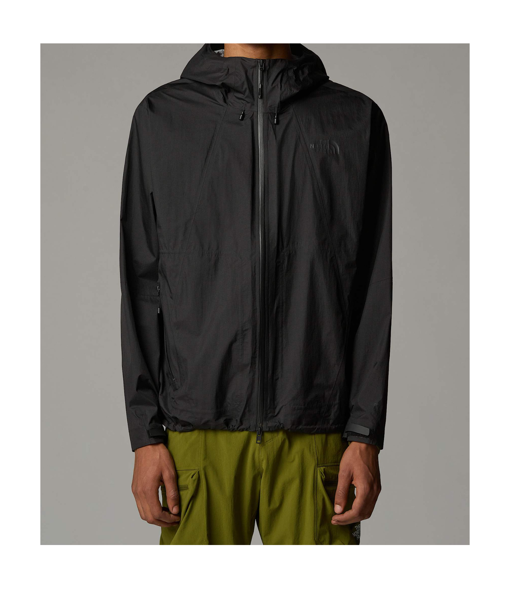 The North Face Packable Rain Jacket In Black