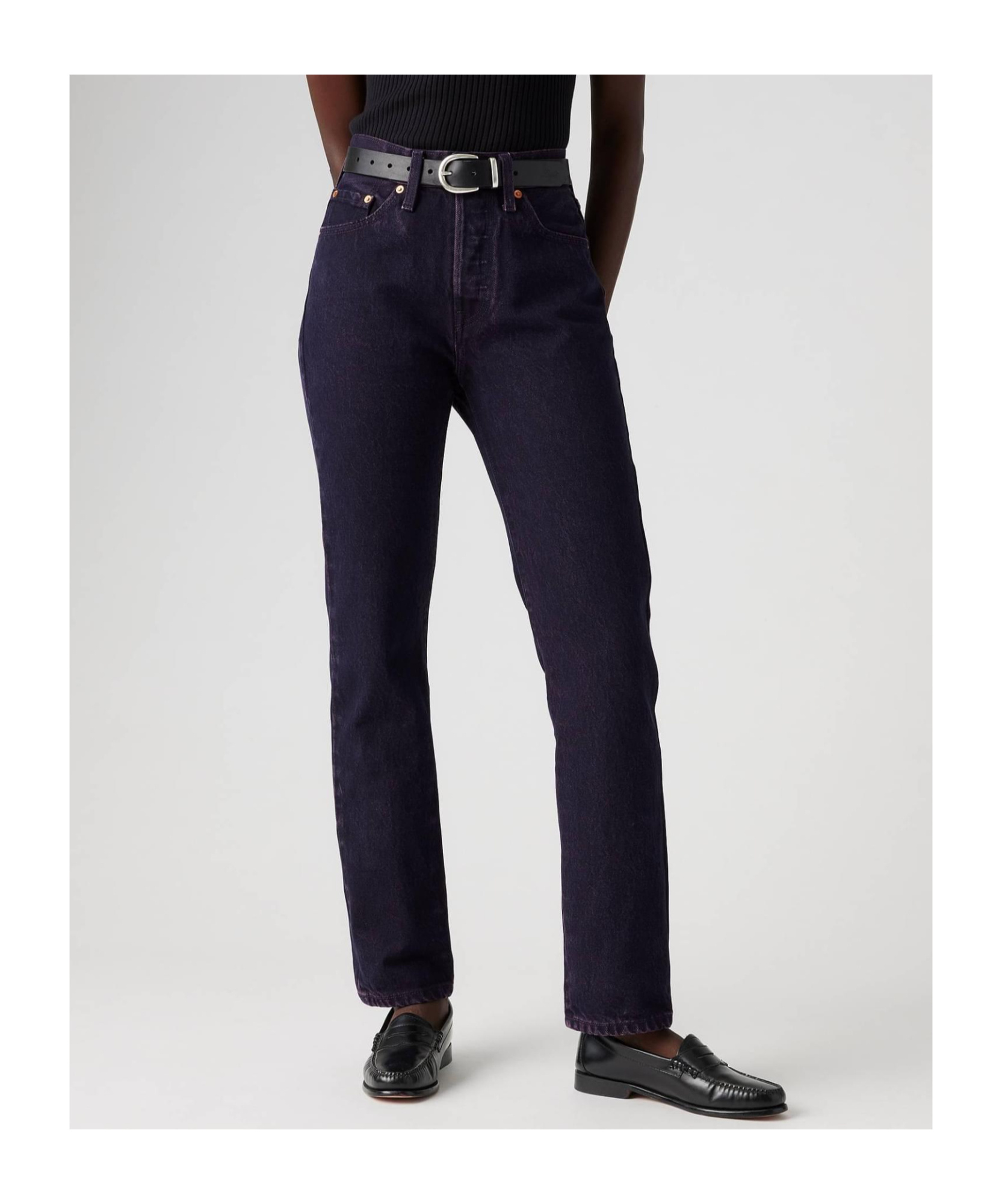 Levi's Belt-loop Jeans In Black