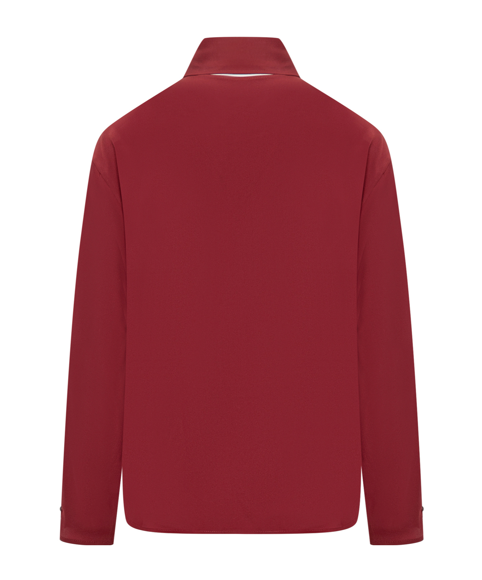 Shop Victoria Beckham Silk Shirt In Red