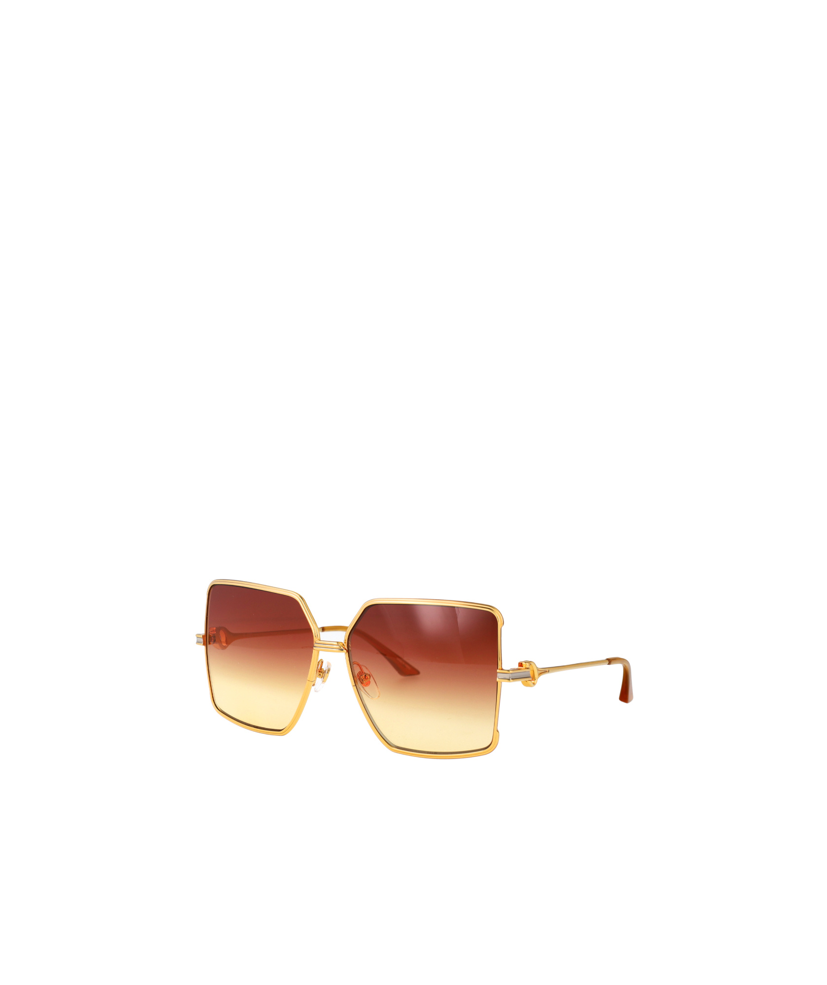 Casablanca Gradient Oversize-frame Sunglasses In Brown